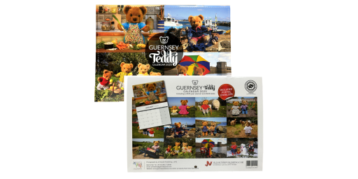 CALENDAR GUERNSEY TEDDY A4