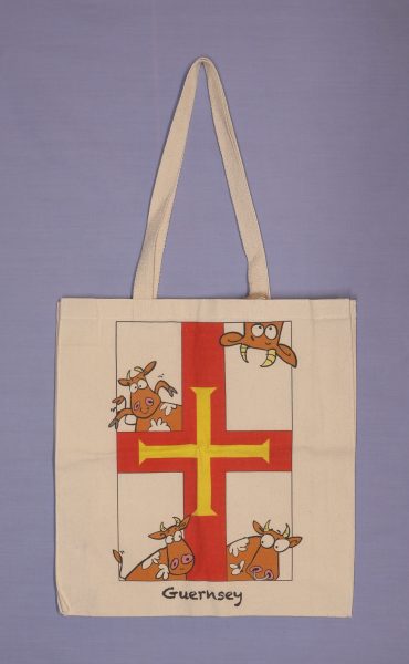 BAG CANVAS FLAG 4 CARTOON COWS