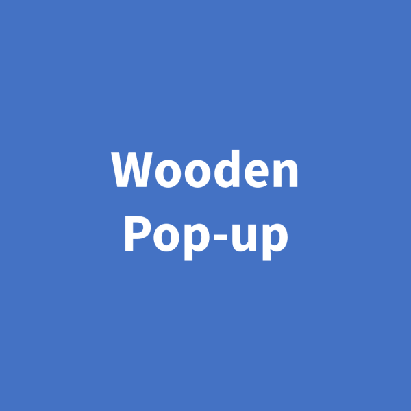 Wooden Pop-up