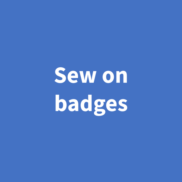 Sew on badges