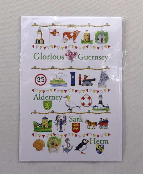 CARD GLORIOUS GUERNSEY