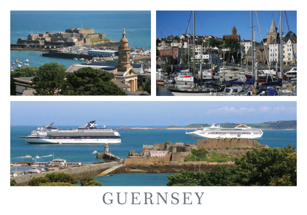 3 VIEW CRUISE LINERS, ST PETER PORT, CASTLE CORNET