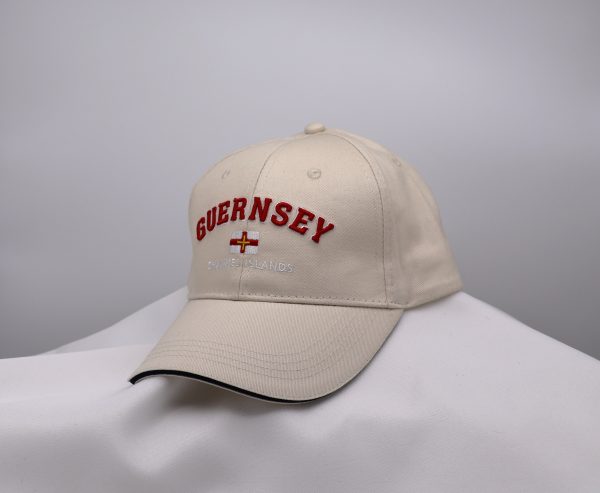 Cream CAP COLLEGE/FLAG