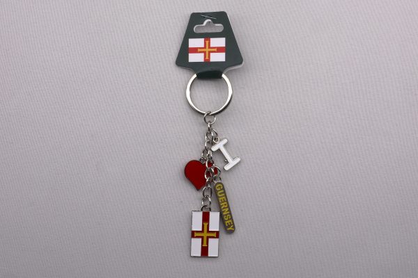 KEYRING I LOVE GSY CHARMS