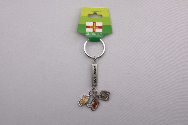 KEYRING 3 CHARM (COW/DONKEY/GOAT)