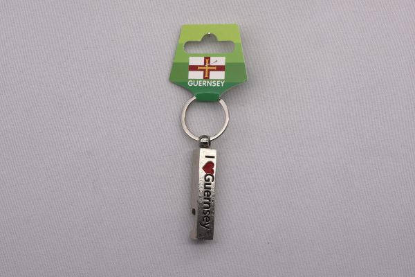 KEYRING ‘I LOVE GSY’ BOTTLE OPENER