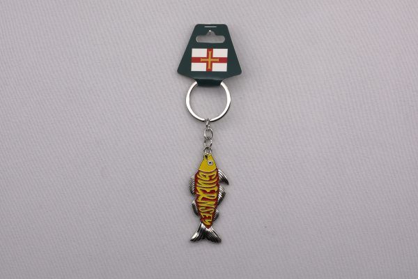 KEYRING GUERNSEY FUNKY FISH