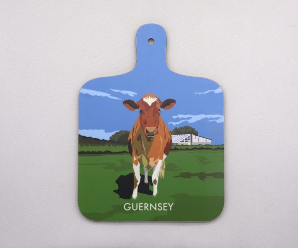 CHOPPING BOARD MELAMINE ART COW