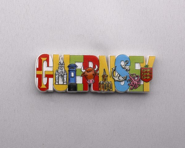 MAGNET RESIN GUERNSEY WORD