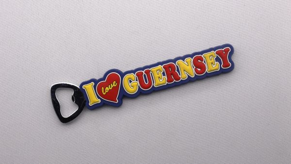 MAGNET BOTTLE OPENER ‘I LOVE GUERNSEY’