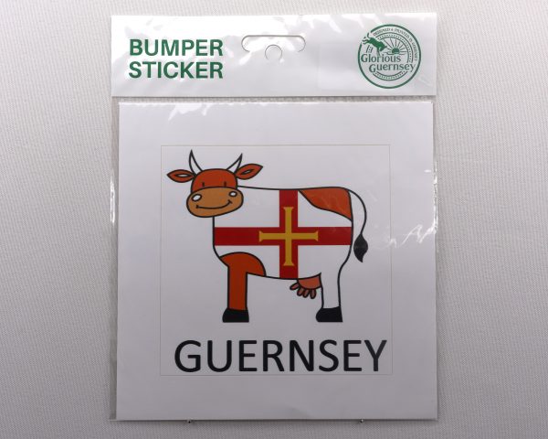 STICKER COW/FLAG