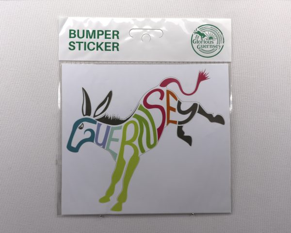 STICKER DONKEY WORD COLOUR