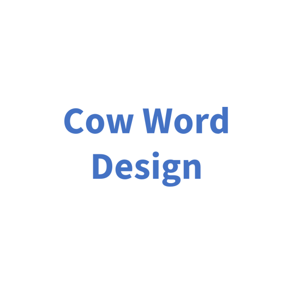 Cow Word Design